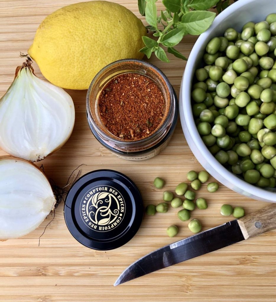 Envie de guacamole et pas d’ avocat …? Utilisons des petits pois !
Voici le « po…