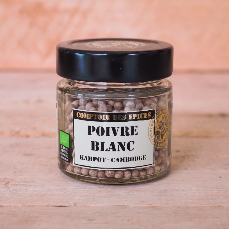 Poivre Blanc BIO (Kampot – Cambodge)