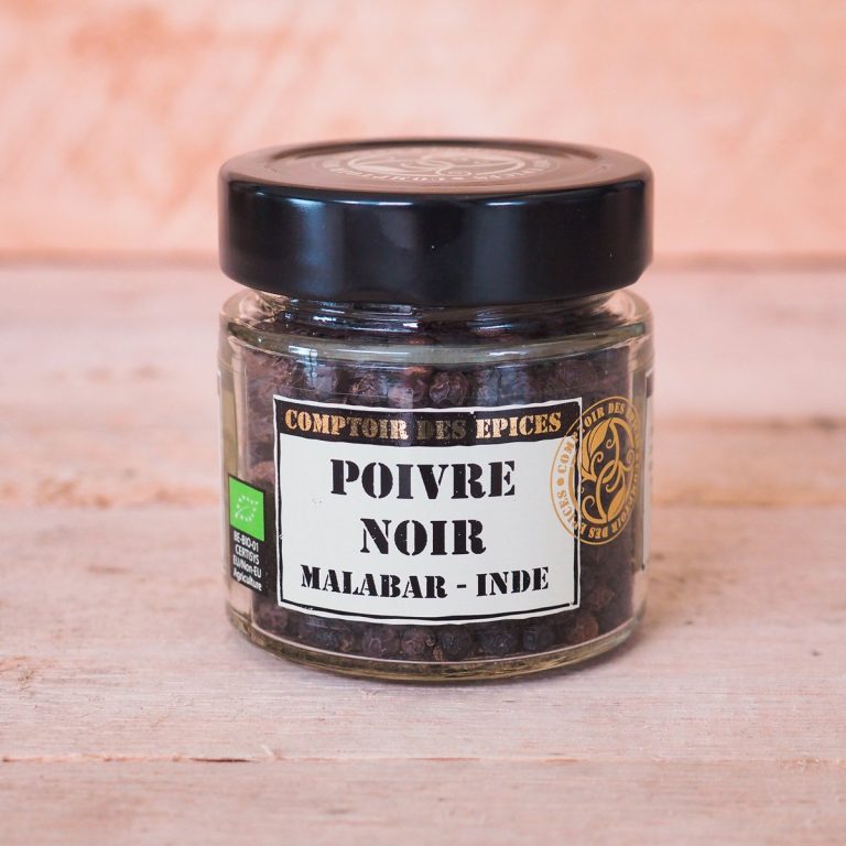 Poivre Noir Malabar (Tellicherry-Inde)