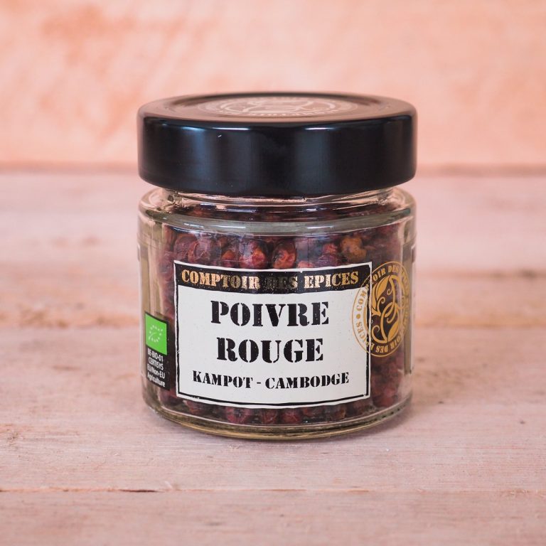 Poivre Rouge BIO (Kampot – Cambodge)