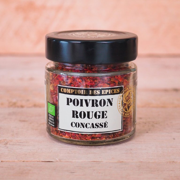 Poivron Rouge concassé BIO