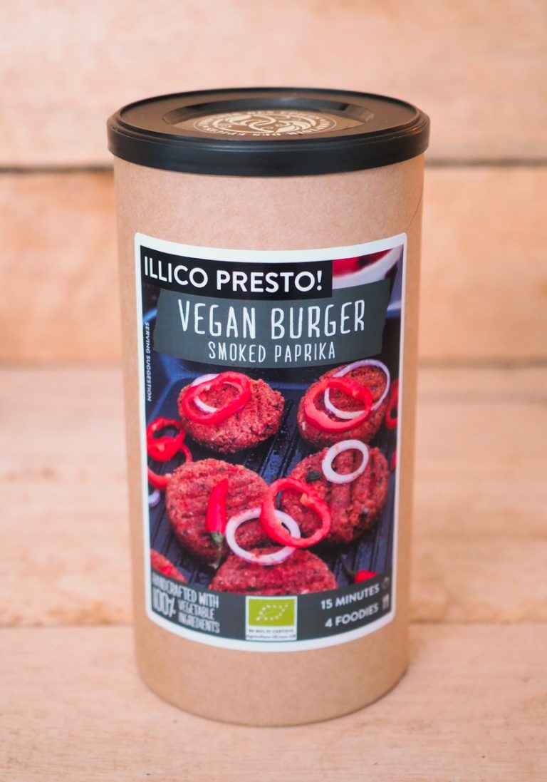 Vegan Burger Smoked Paprika BIO – Illico Presto!